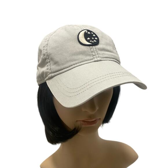 American Eagle Outfitters Moon and Stars Baseball Cap Grey/Gray Hat Adjustable - Picture 4 of 13
